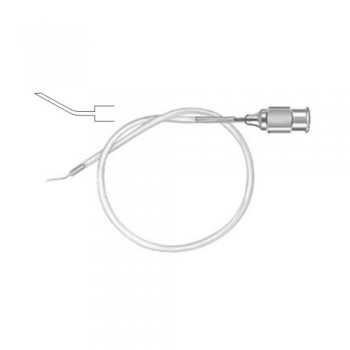 Infusion Cannula Self Retaining Tip Stainless Steel, Gauge 22